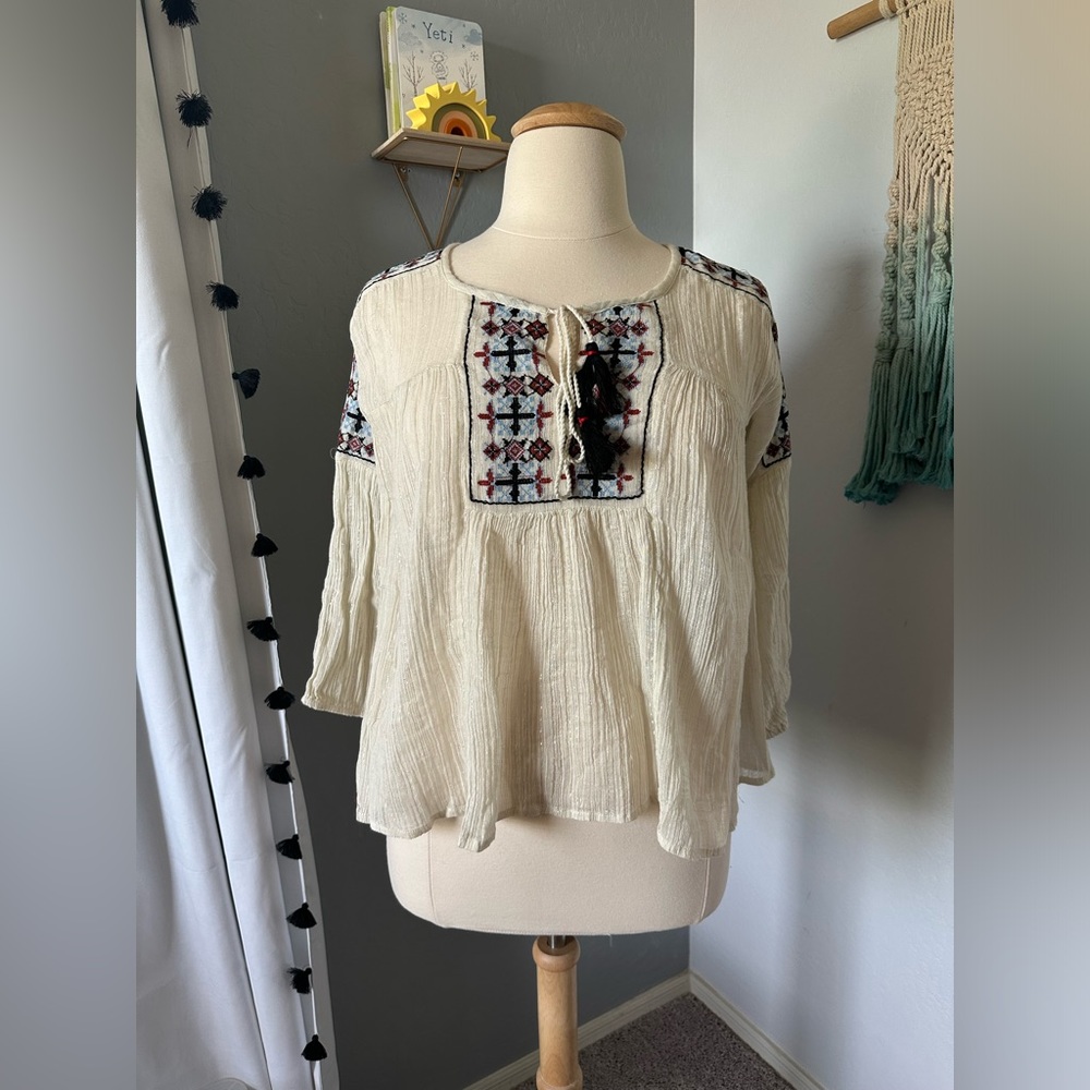 Raga Anthropologie blouse size L NWT